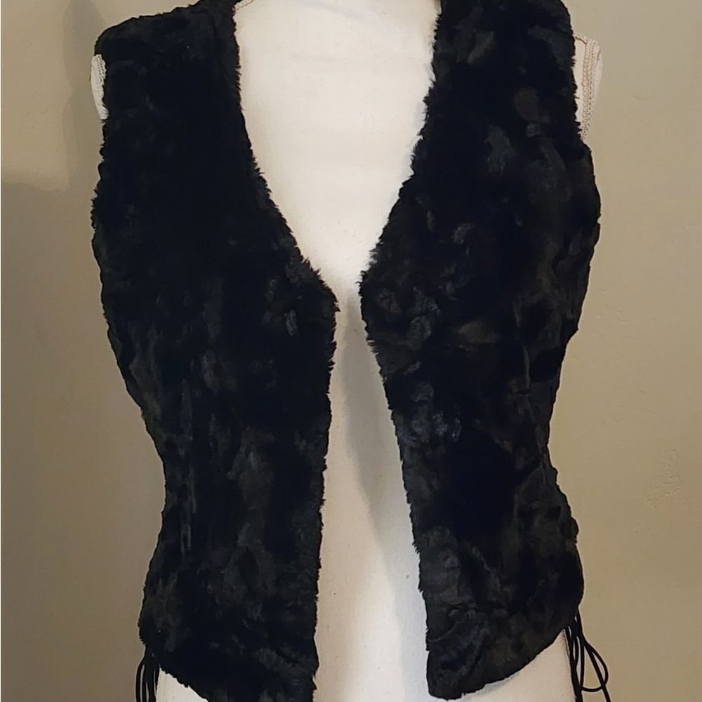 Fuzzy vest M